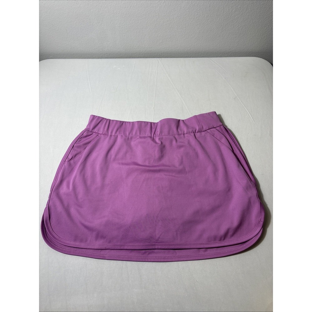 Columbia Size Large Skort Purple Pockets A-Line Athletic Tennis Golf Hike Skirt